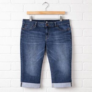 Apt. 9 Indigo Cropped Jeans